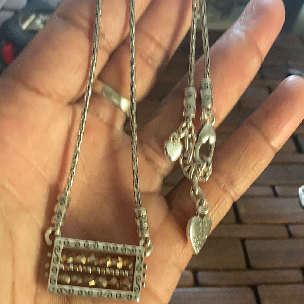 18” Brighton Necklace With Brown Stones